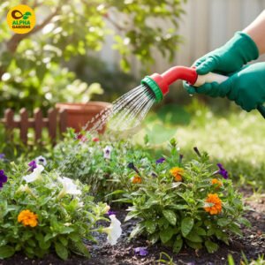 Pipe Shower Red & White