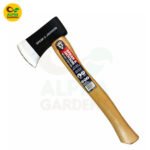 Genuine Spear & Jackson Axe-3715AB heavy-duty wood chopping tool with razor-sharp steel blade and ergonomic hickory handle