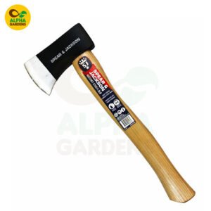 Genuine Spear & Jackson Axe-3715AB heavy-duty wood chopping tool with razor-sharp steel blade and ergonomic hickory handle